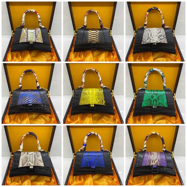 

55%off new luxury fashion bags leather headcoat cowhide women's diagonal portable small hourglass bag ladies shoulder handbags designer