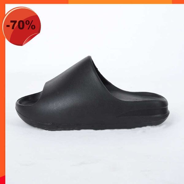 

boots fashion 2023 designer bread bun slippers slides bone resin earth brown desert sand oringals women mens kids eva runner beach sandals s, Black