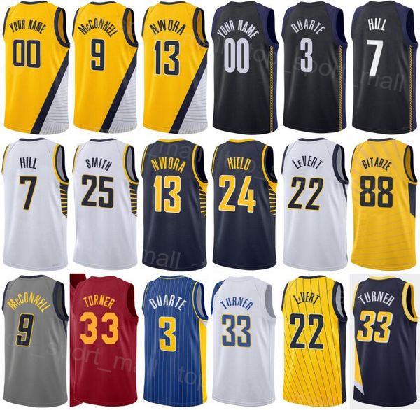 

men woman print basketball tj mcconnell jerseys 9 bennedict mathurin 00 daniel theis 27 isaiah jackson 22 terry taylor 21 andrew nembhard aa, Black;red
