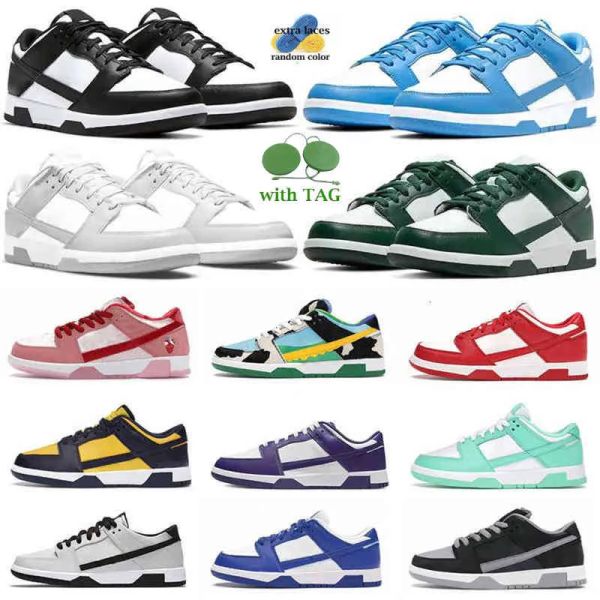 

panda running shoes designer sb dunks lows for men women sneakers pink gai unc syracuse grey fog university red varsity green outdoor mens, Black