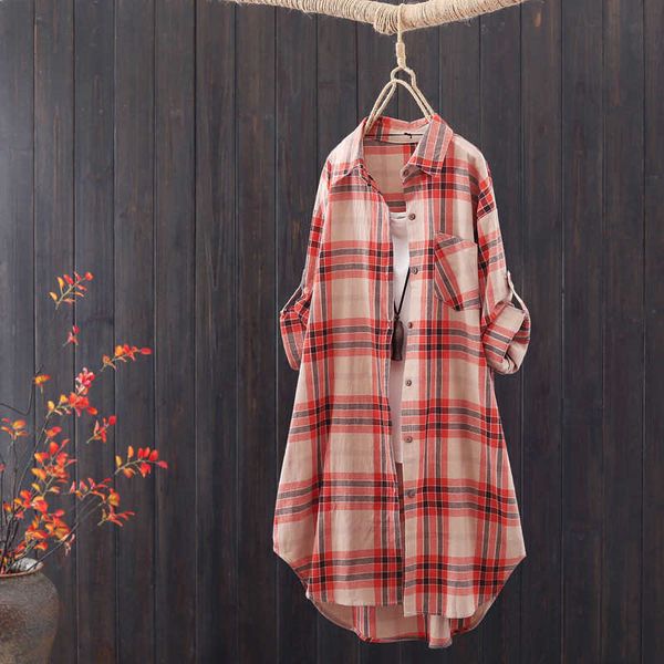 

medium and long striped long-sleeved for women 2023 spring new style cardigan loose sunscreen coat thin coat shirt, White