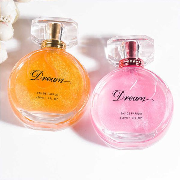

fragrance 2099 dream quicksand perfume 50ml men's and women's light fragrance student girl gold powder 2-color gift box 6341