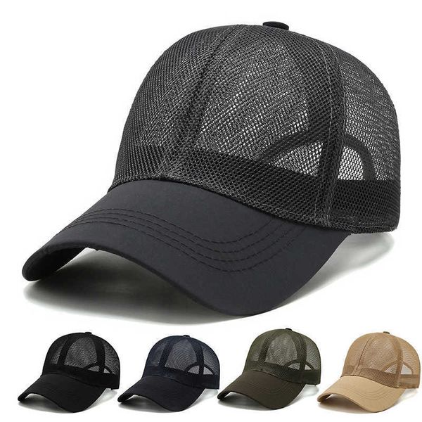 

ball caps summer mesh baseball cap men women quick dry cooling hat trucker cap breathable sunhat outdoor fishing hat hip hop baseball hats r, Blue;gray