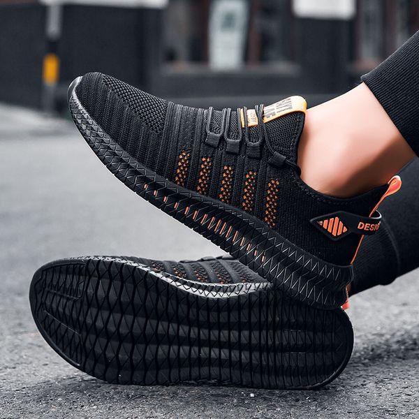 

dress shoes men vulcanize shoes lightweight sneakers breathable no-slip men shoes walking shoes tenis masculino zapatillas hombre 230221, Black