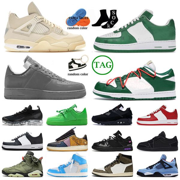 

ow jumpman casual shoes travis scotts mens womens sail reverse mocha cactus jack 4 offs white af 1 basketball shoes1 5 6 trainers sneakers, Black