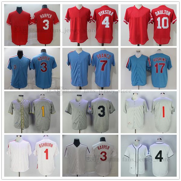 

movie mitchell and ness baseball jerseys 1 richie 3 bryce ashburn harper 4 scott 7 maikel kingery franco 10 darren 17 rhys daulton hoskins g, Blue;black