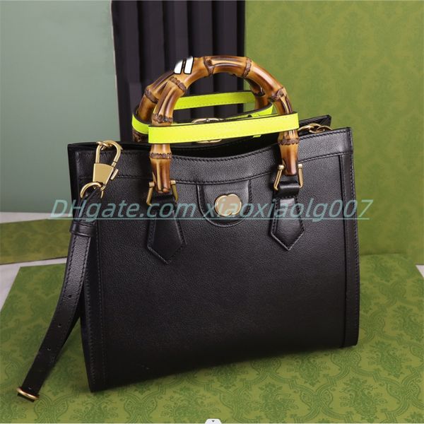 

5a bamboo tote bag leather shopping bags luxury designer brand fashion shoulder strap handbags women's shoulder bags wallet straddle me