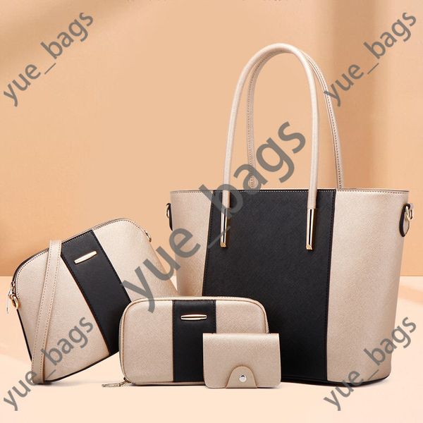 

new european and american fashion handbags cross-border sub-mother bag portable diagonal bag large capacity four-piece big bag