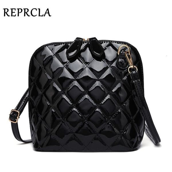 

evening bags reprcla plaid women shoulder patent leather messenger casual shell crossbody 230220