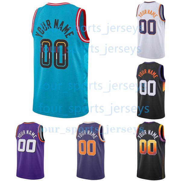 

custom printed 2023 new basketball jerseys durant paul booker ayton payne craig okogie shamet landale wainright lee biyombo, Black;red