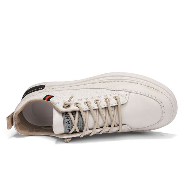 

2023 men women running shoes black white beige increase comfortable mens trainers outdoor sneakers size 39-44 color5