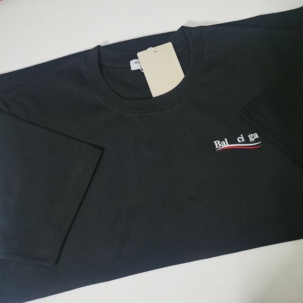 

french branded summer t shirt paris b home printing fashion clothing mans womens letter designer wave graphic xxl 3xl cotton quality clothin, White;black