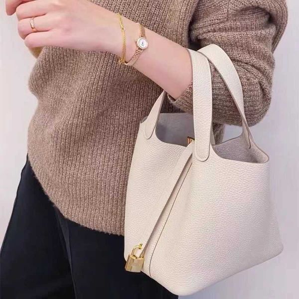 

designer herme picotin lock bags online outlet vegetable basket bag women's korean style all-around real cow l