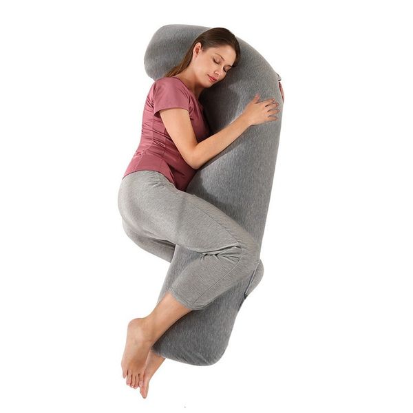 

maternity pillows solid color pure cotton safe adjustable maternity side sleeper pillows for pregnant women waist abdomen support back cushi