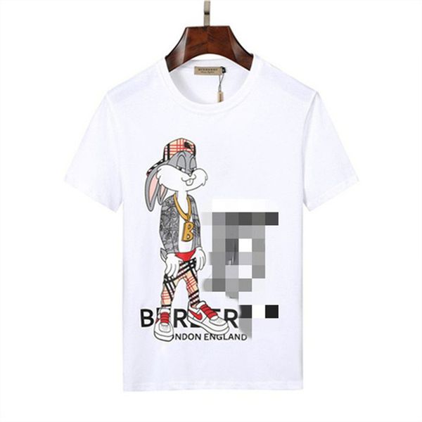 

2023 paris fashion week designer men's t-shirts multi-color casual printed high-quality t-shirt panda hip hop pattern couple new launch, White;black