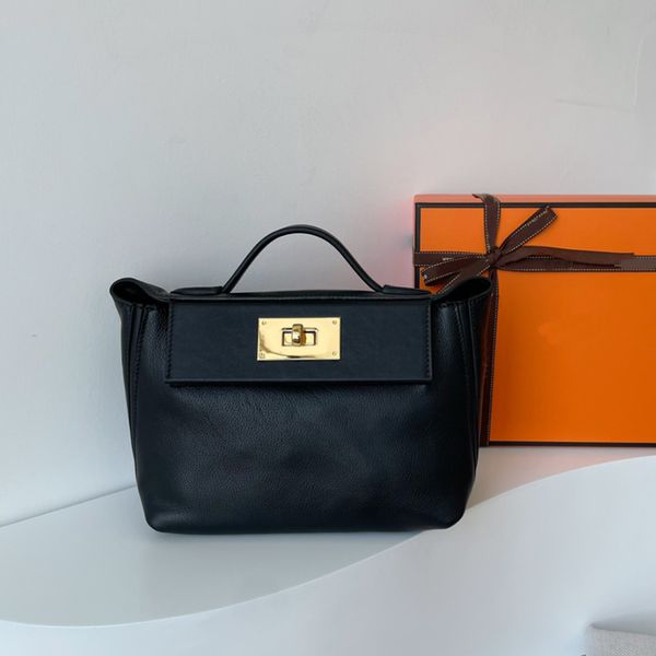 

5a handbag purse crossbody bag tote bags layer cowhide leather women handbags lock catch flip wallet multiple colors fashion leather
