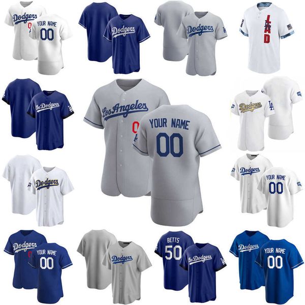 

2023 custom jersey men women youth los angeles''dodgers''14 enrique hernandez 35 cody bellinger 85 dustin may 27 trevor, Blue;black