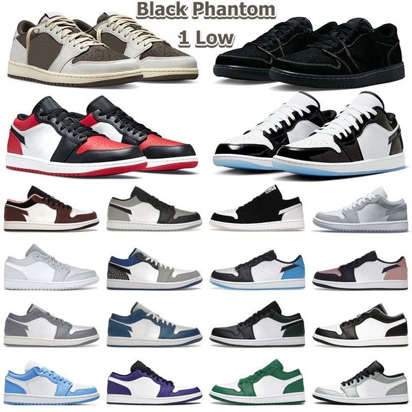 

new jumpman 1 low 1s basketball shoes og fragment designer university blue unc black shadow light smoky grey men women mesh sneaker eur 36-4