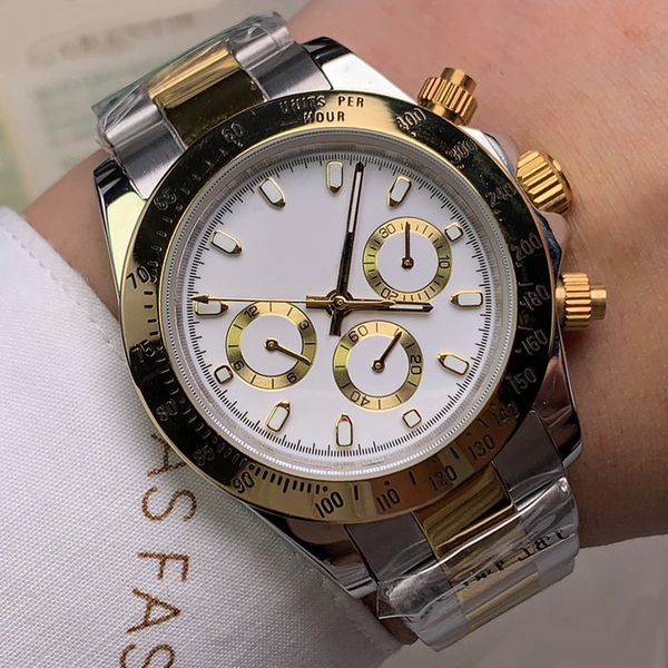 

watch mens watches 40mm automatic mechanical movement watches business wristwatch montre de luxe watches for men, Slivery;brown