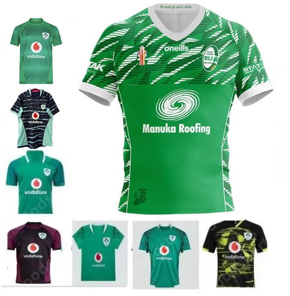 

2223 new 23 ireland rugby jerseys shirts johnny sexton carbery conan conway cronin earls healy henderson henshaw herring sport, Black;gray