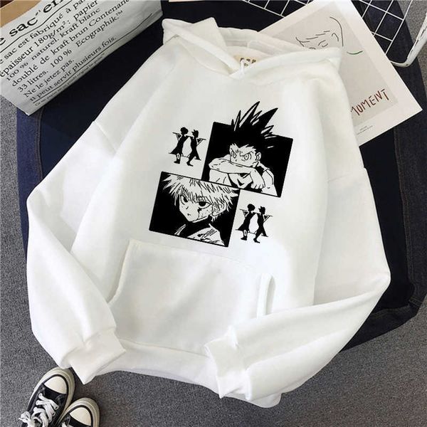 

men's hoodies sweatshirts hunter x hunter hisoka kurapika hoodies women killua zoldyck devil eye sweatshirts anime hxh hoody streetwear, Black