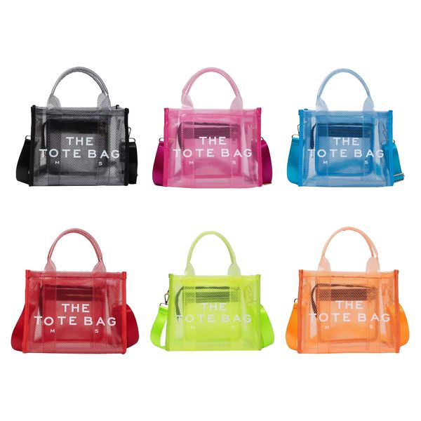 

2 size cool marc jocob the tote bag marc jocobs beach handbags womens mens designer wallets crossbody casual square plastic pvc summer vacat