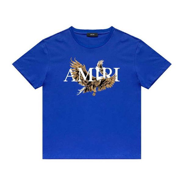 

designer t-shirts for men amriis t shirt round new us eagle print casual hip neck hop high street short sleeve t-shirt fvwh, White;black