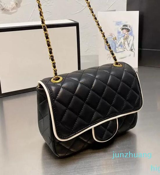 

bag designer- diamond lattice mini square flap bags wallet messenger luxurys women knitting chains handbags crossbody totes 887