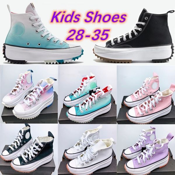 

classic run star hike girls boys canvas running kids shoes designer youth breathable shoe white black child climbing casual sneakers