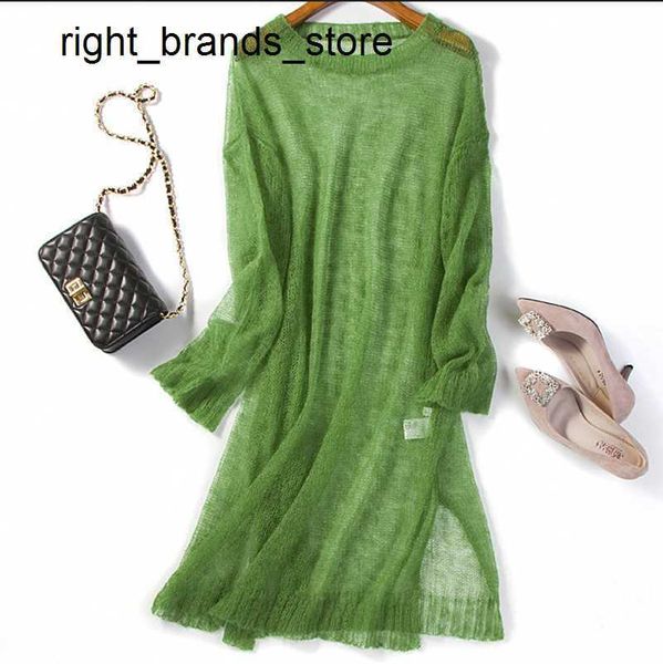 

women's sweaters women mohair pullovers long sweater dress cardigan gothic veste style coreen green hollow knit dress soft thin dress f, White;black