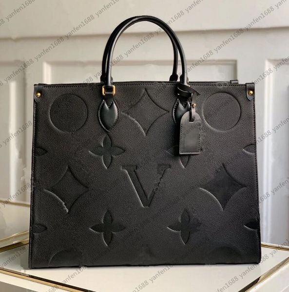 

2022 designers luxurys onthego mm gm bags handbag ladies chain shoulder patent leather diamond evening bag wallet totes