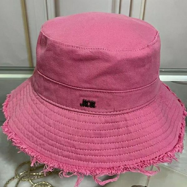 

designer bucket hat for women frayed cap casquette bob wide brim hats summer fitted fisherman beach, Blue;gray