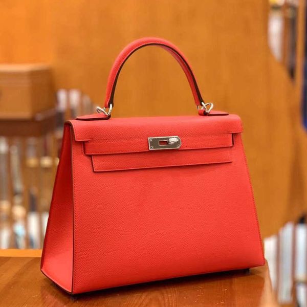 

designer bags 55%off sewn high-grade brand leather portable messenger bag red new fashion shoulder crossbody handbags