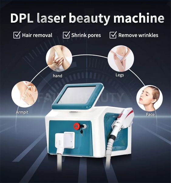 

laser machine epilator dpl 808nm 1064nm 755nm diode laser machine professional 808 permanent hair removal skin rejuvenation remove legs biki, Black