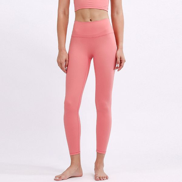 

women's leggings yoga pants solid color women stylist high waist gym wear elastic fitness lady overall full tights workout womens sweat, Black