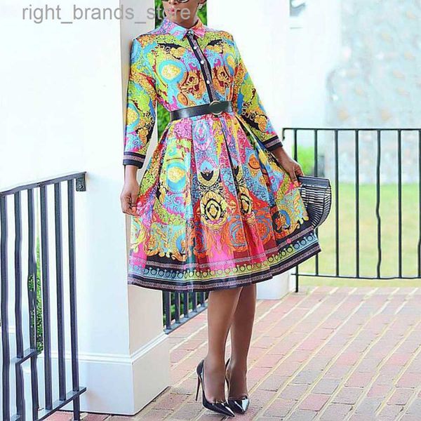 

casual dresses casual dresses 2023 new arrivals office dress women elegant printed full sleeve high waist a line fashion work business vesti, Black;gray