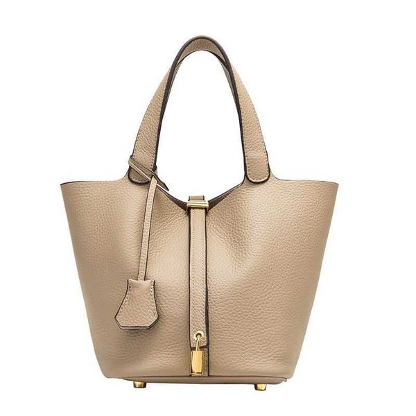 

designer herme picotin lock bags online outlet the first layer of cowhide net red bucket bag litchi grain togo