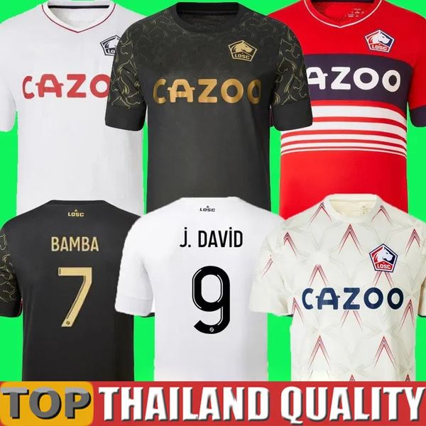 

losc lille soccer jerseys 22 23 fourth j david fonte angel andre gomes 2022 2023 lille olympique jikone jikone cabella t.weah .araujo 4th m, Black;yellow