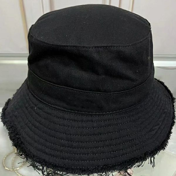 

designer bucket hat for women frayed cap casquette bob wide brim hats summer fitted fisherman beach, Blue;gray