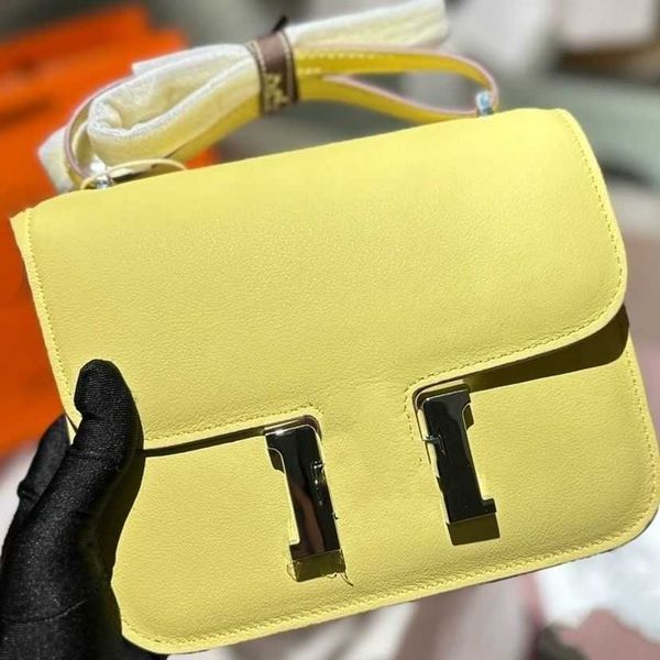 

fashion women's bag 75%off leather women's single shoulder small square cowhide bag luxury designer handbags bags purse