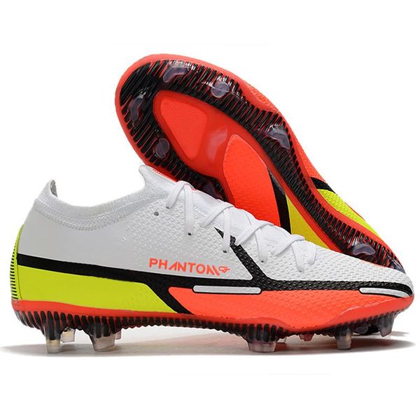

soccer shoes outdoor boots black white blue football cleats 2022 mens phantom gt gt2 elite dynamic fit fg