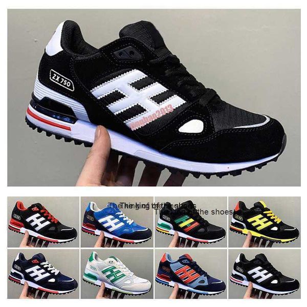

shoes zx750 sneakers zx 750 athletic breathable fast size editex originals for men and women, Black