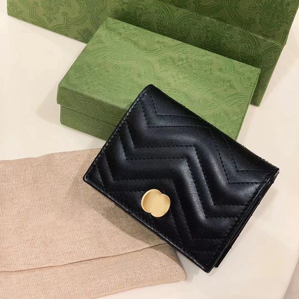 

fashion luxury designer quality wallets five card holders marmont men coin purses holder interior slot wristlets key pouch case with box wom, Red;blue