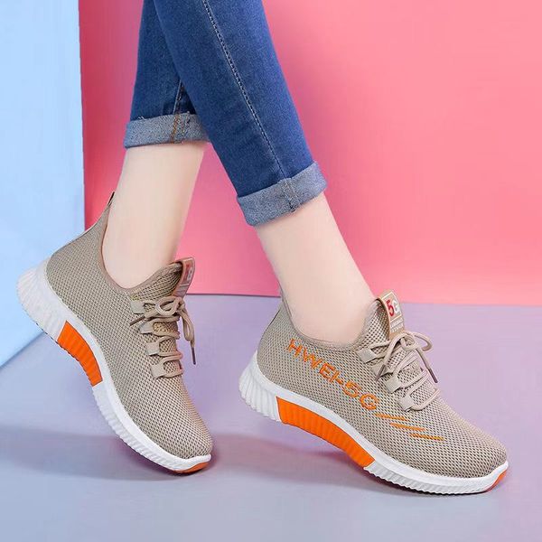 

new cloth shoes durable thickened negative women's lace-up canvas shoes comfortable and lightweight sports shoes woman