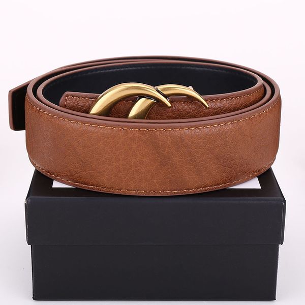 

fashion classic men designer belts womens mens casual letter smooth buckle luxury belt classic 3.8cm black color highly quality cowhide with, Black;brown