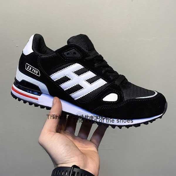 

2021 originals zx750 sports shoes fashion suede patchwork athletic whole zx 750 breathable comfortable trainers313l, Black