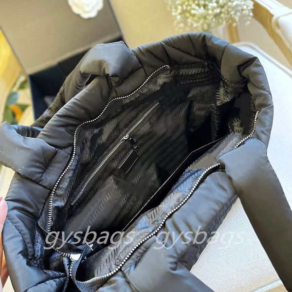 

cotton tote designer bag bag woman shoulder bags luxury purse handbag print letters triangle fashion large capacity shopping totes soft 5a 2