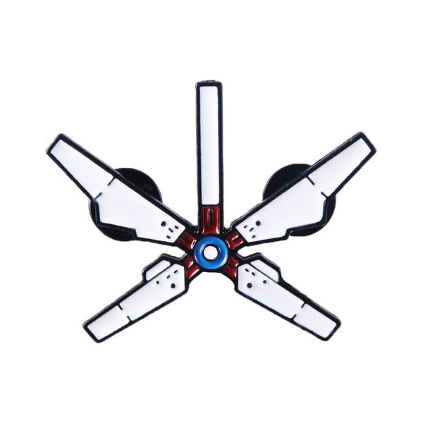 

death stranding detector pin cute anime movies games hard enamel pins collect metal cartoon brooch backpack hat bag collar lapel badges, Blue