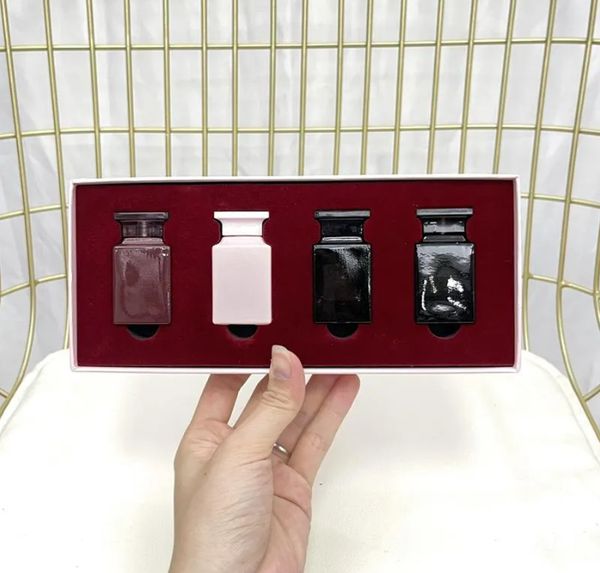 

women men perfume fragrance 7 5ml 4pcs gift box set spray long lasting smell tomford oud wood lost cherry rose prick white suede