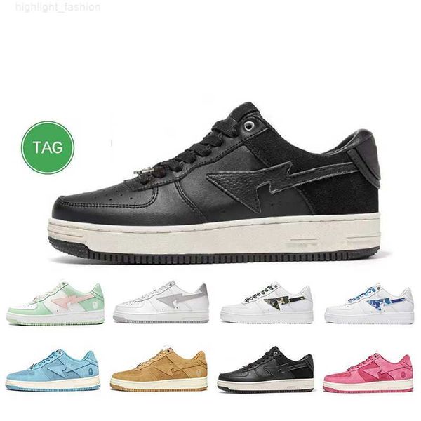 

bapestas baped sk8 sta mens running shoes sk8 bapesta designer camo black white green red orange camouflage men women trainers sports sneake